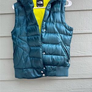 The North Face Teal Puffer Vest